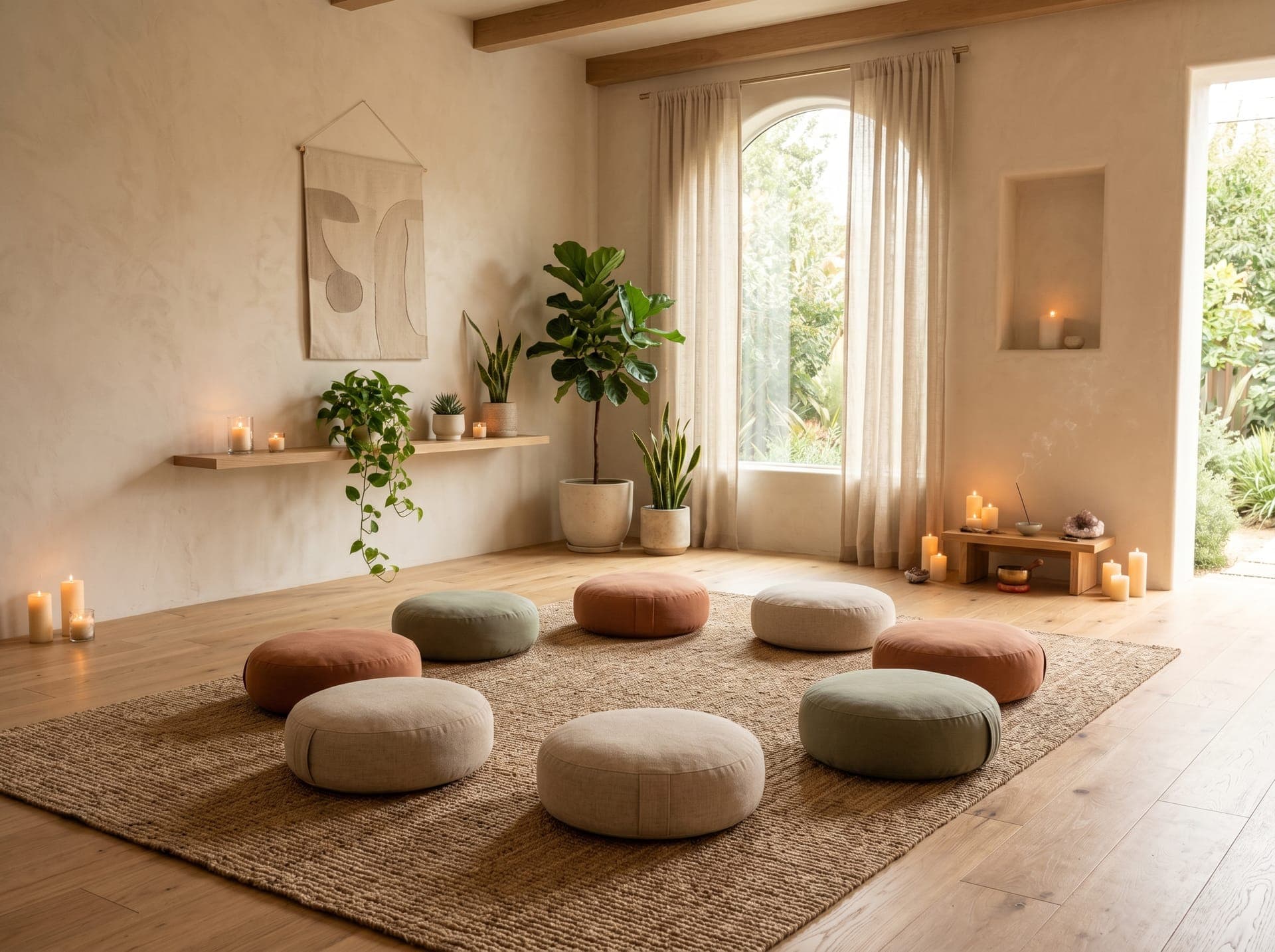 Sala de Meditación — Meditación & restaurativo · 45 min · cupo 16